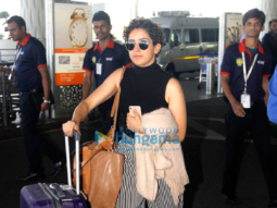 Vidyut Jammwal, Esha Gupta, Sanya Malhotra & Fatima Sana Shaikh snapped at the airport