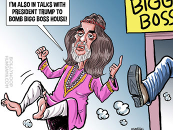 Bollywood Toons: Evicted Swami Om attacks Salman Khan! Bollywood Toons: Evicted Swami Om attacks Salman Khan!