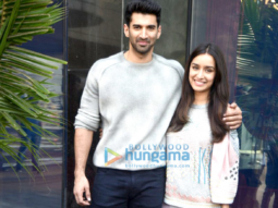 Aditya Roy Kapur and Shraddha Kapoor snapped at OK Jaanu promotions