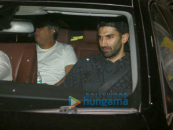 Aditya Roy Kapur & Salim Khan snapped at 'Ok Jaanu' screening