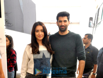 Aditya Roy Kapur & Shraddha Kapoor snapped at 'Ok Jaanu' promotions