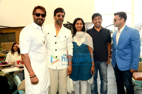 Ajay Devgn and others at ‘Sheesha Sky Lounge’s opening