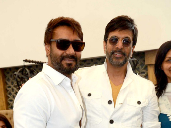 Ajay Devgn and others at 'Sheesha Sky Lounge's opening