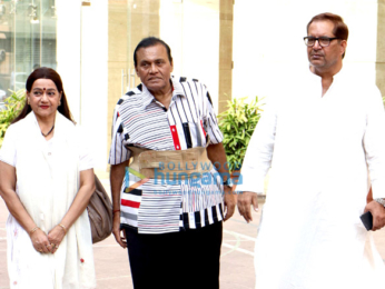 Khayyam, Udit Narayan, Karan Razdan and others attend the chautha of lyricist Naqsh Lyallpuri