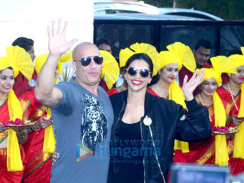 Deepika Padukone & Vin Diesel arrive in India for 'xXx The Return of Xander Cage' promotions