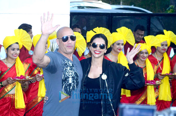 deepika padukone vin diesel arrive in india for xxx the return of xander cage promotions 1