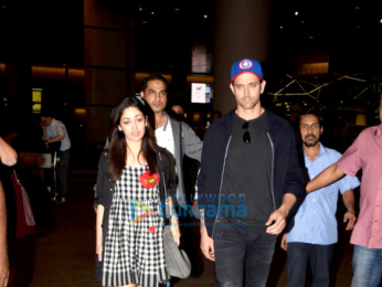 Hrithik Roshan & Yami Gautam return from 'Kaabil' promotions in Dubai