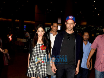 Hrithik Roshan & Yami Gautam return from 'Kaabil' promotions in Dubai