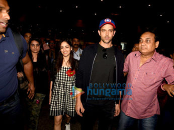 Hrithik Roshan & Yami Gautam return from 'Kaabil' promotions in Dubai