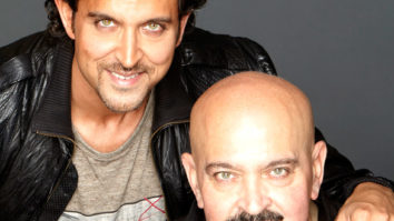 Celebrity Photos of Hrithik Roshan & Rakesh Roshan