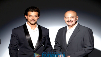 Celebrity Photos of Hrithik Roshan & Rakesh Roshan