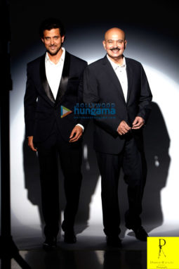 Celebrity Photos of Hrithik Roshan & Rakesh Roshan
