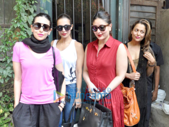 Kareena Kapoor Khan, Jacqueline Fernandez, Ileana Dcruz, Malaika Arora Khan & Amrita Arora snapped in Bandra