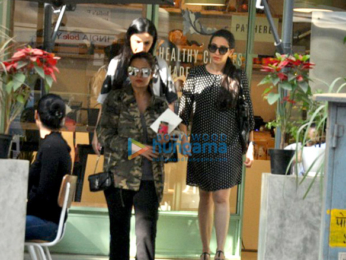 Karisma Kapoor, Amrita Arora & Anu Diwan snapped post lunch at Kitchen Garden