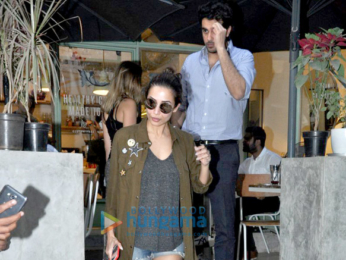 Malaika Arora snapped at ‘The Kitchen Garden’