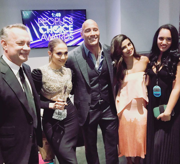 Check out: Priyanka Chopra's award winning moment with Tom Hanks, Dwayne Johnson and Jennifer Lopez 