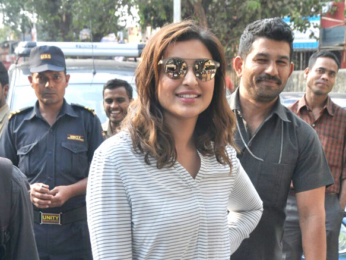 ParineetiParineeti Chopra snapped after an ad shoot in Bandra Chopra snapped after an ad shoot in Bandra