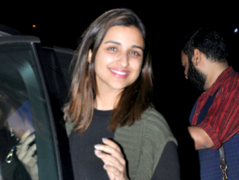 Parineeti Chopra snapped with friends post dinner at Salt Water Cafe