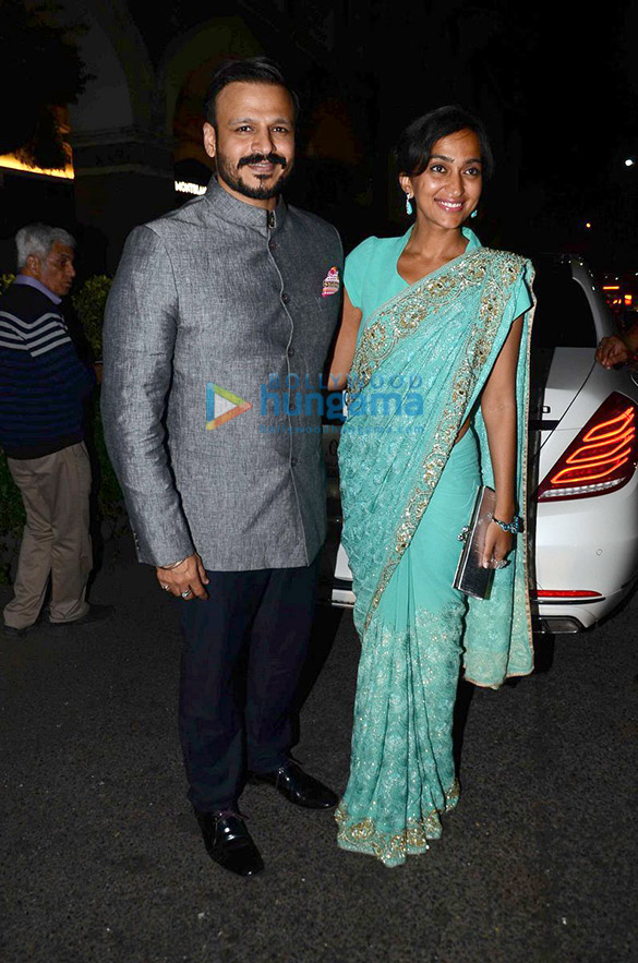 preity zinta vivek oberoi and others at radha kapoors daughters wedding reception 2