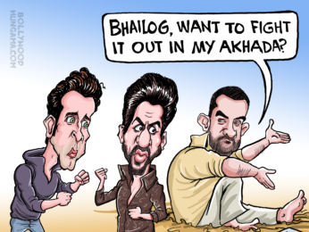 Bollywood Toons: Hritik Roshan’s Kaabil vs Shah Rukh Khan’s Raees!