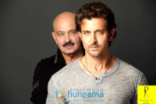 Celebrity Photos of Hrithik Roshan & Rakesh Roshan