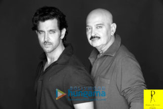 Celebrity Photos of Hrithik Roshan & Rakesh Roshan