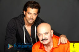 Celebrity Photos of Hrithik Roshan & Rakesh Roshan