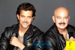 Celebrity Photos of Hrithik Roshan & Rakesh Roshan