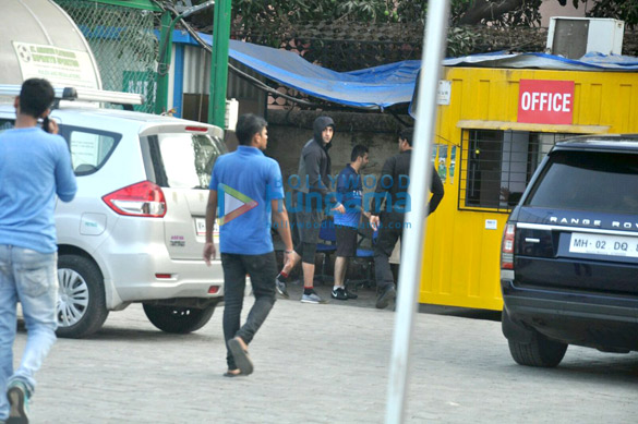 Ranbir Kapoor and others snapped at football practice Ranbir Kapoor and others snapped at football practice