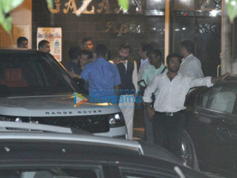 Saif Ali Khan and Anant Ambani snapped at Salman Khan's house