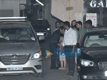 Saif Ali Khan and Anant Ambani snapped at Salman Khan's house