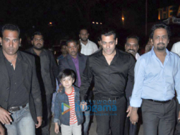 Salman Khan and family snapped at his driver Deepak Singh’s son’s wedding