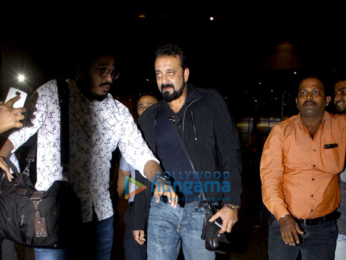 Sanjay Dutt snapped on his return from Dubai