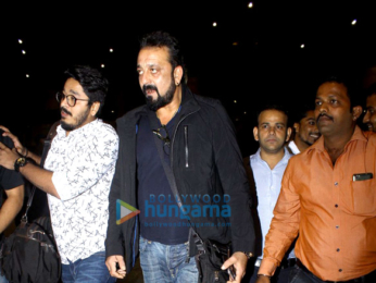 Sanjay Dutt snapped on his return from Dubai