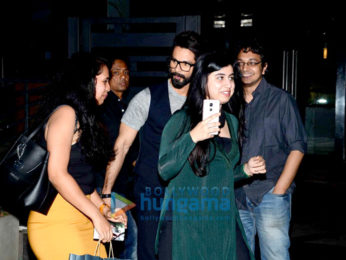 Shahid Kapoor snapped post dinner at Yuatchaa
