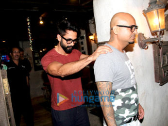 Shahid Kapoor snapped post salon session at Hakim Aalim's