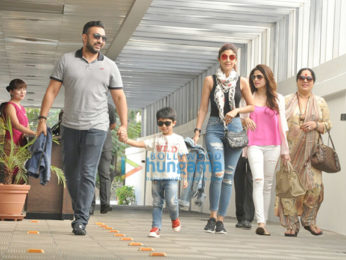 Shilpa Shetty & family snapped post lunch at Hakkasan