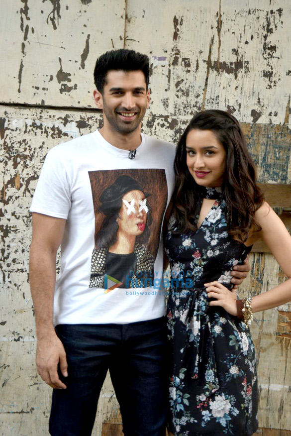 Shraddha Kapoor and Aditya Roy Kapur snapped promoting their film ‘Ok Jaanu’