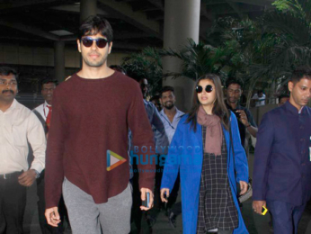 Sidharth Malhotra and Alia Bhatt return from Amsterdam