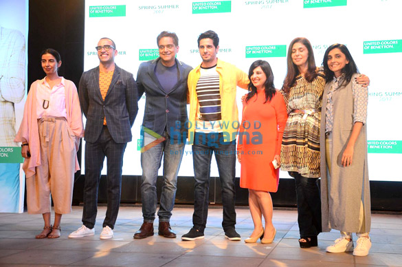 Sidharth Malhotra graces the new design launch by United Colours of Benetton Sidharth Malhotra graces the new design launch by United Colours of Benetton