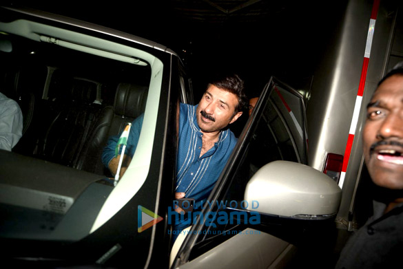 sunny deol snapped on the sets of bhaiyaji superhit 1