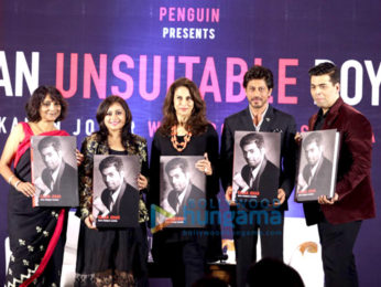 Shah Rukh Khan unveils Karan Johar's book 'An Unsuitable Boy'