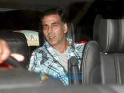 Akshay Kumar, Hrithik Roshan, Sussanne Khan & Twinkle Khanna snapped post a movie screening at Sunny Super Sound