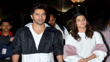 Alia Bhatt & Varun Dhawan return from the promotions of their film ‘Badrinath Ki Dulhania’ in Jaipur