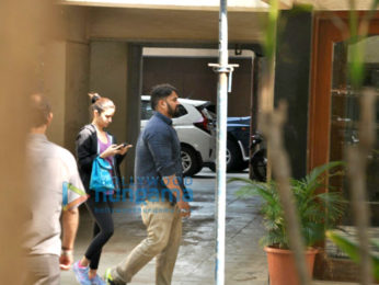 Alia Bhatt snapped arriving at Sidharth Malhotra's house