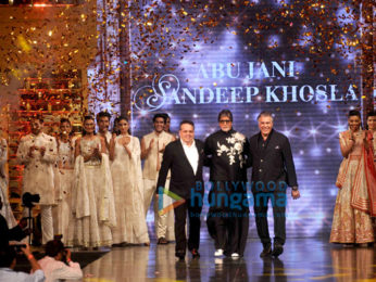Amitabh Bachchan, Varun Dhawan, Alia Bhatt & Sonali Bendre grace Abu Jani & Sandeep Khosla's fashion show for CPAA