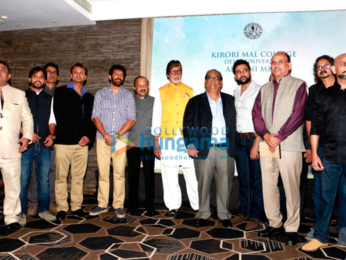Amitabh Bachchan honoured at Kirori Mal College's alumni meet