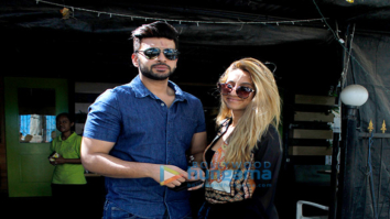Anusha Dandekar & Karan Kundra snapped at Bombay Salad
