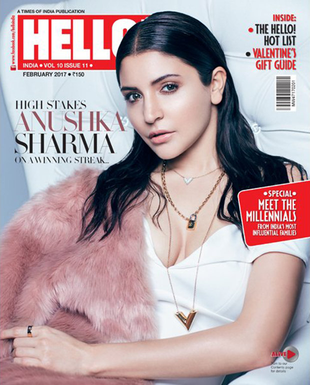 anushka sharma looks elegant on the cover of hello magazine 1