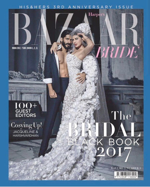 Check out: Jacqueline Fernandez and Harshvardhan Kapoor cozy up on Harper's Bazaar Bride cover